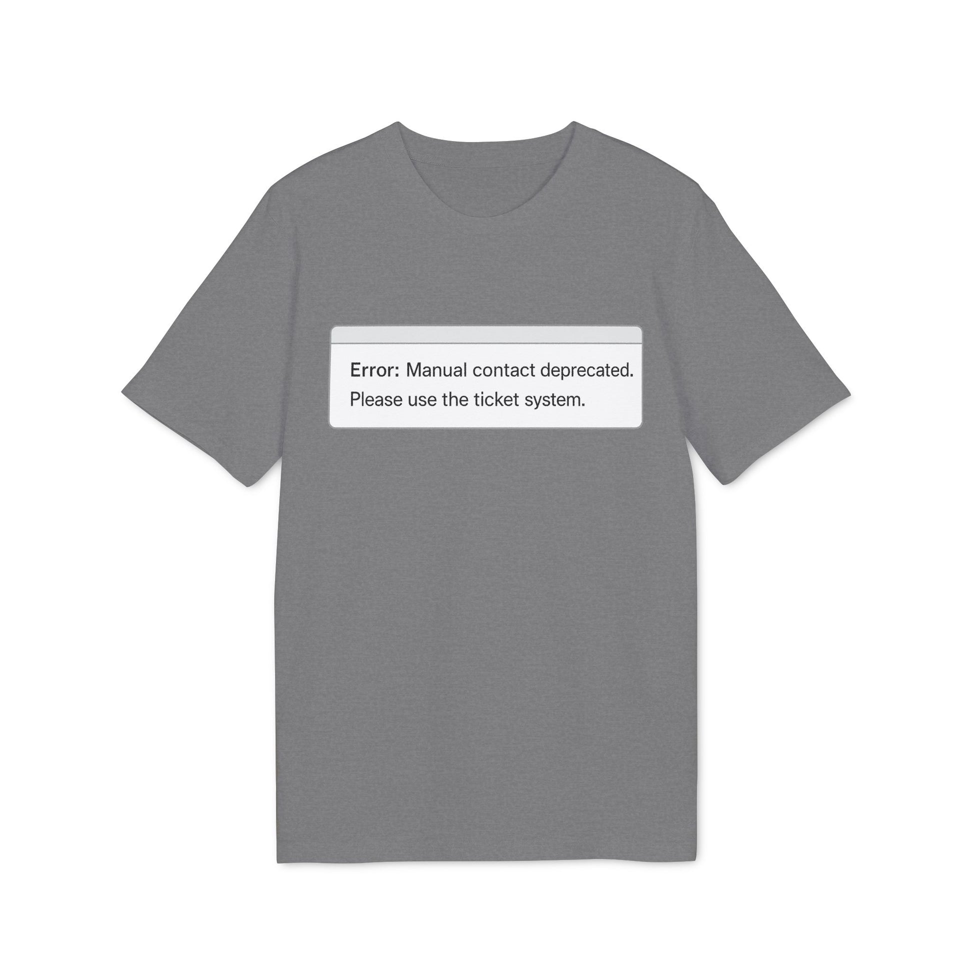 Error: Manual Contact Deprecated