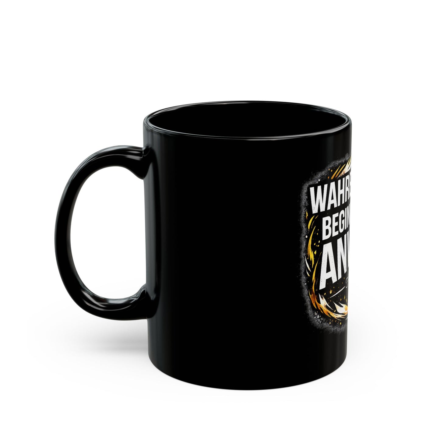 Handball Tasse für Spieler & Fans | Wahres Leben beginnt beim Anwurf