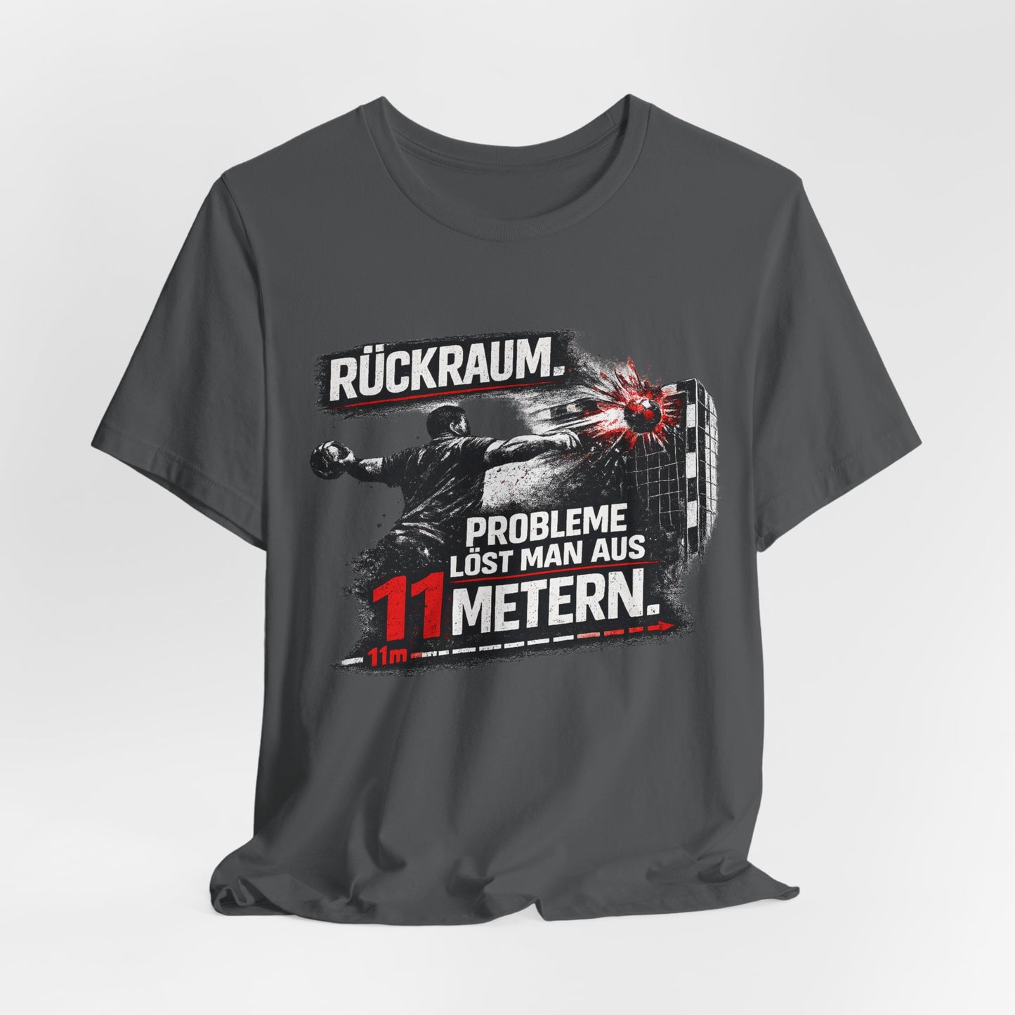 Rückraum Shirt – Probleme löst man aus 11 Metern