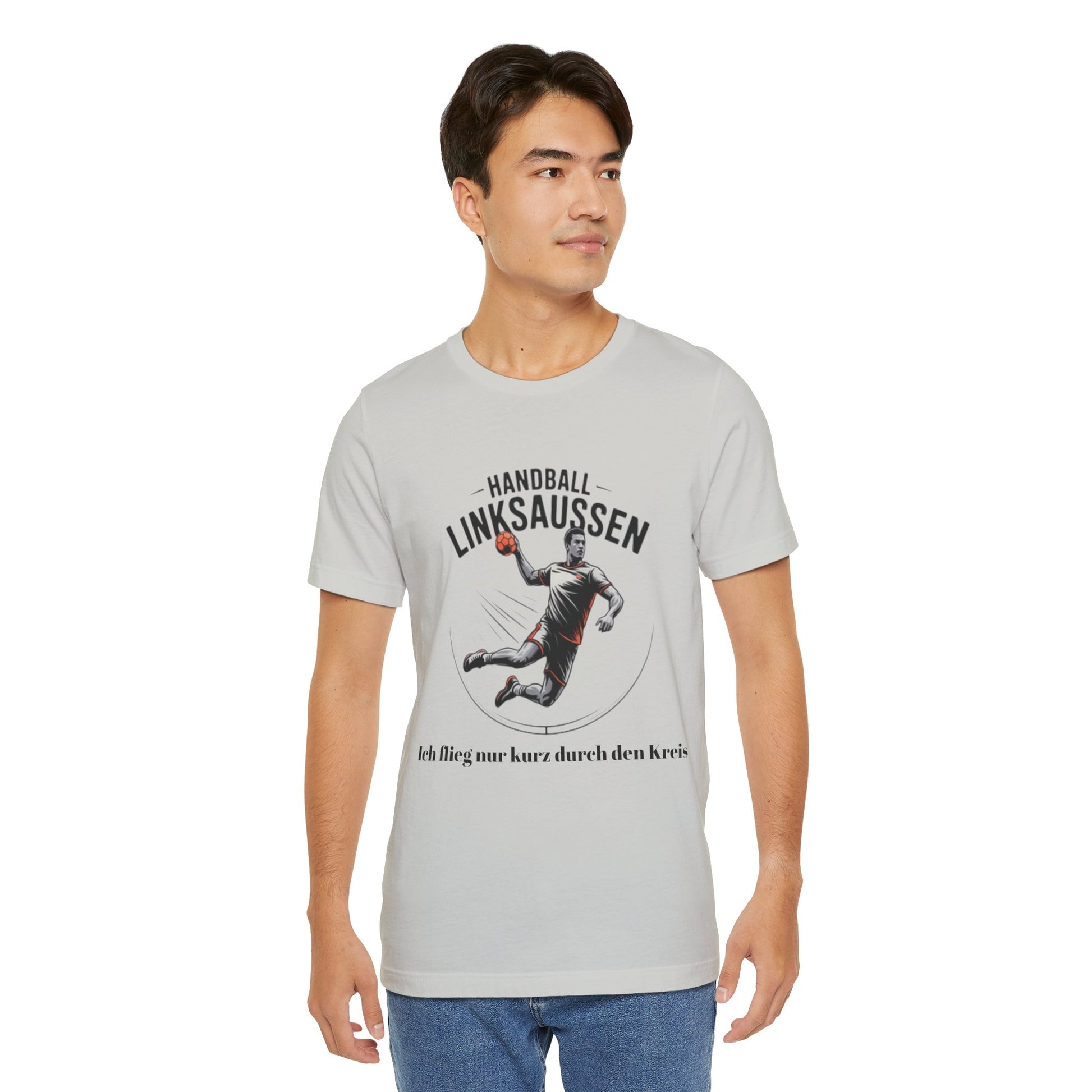 Handball Linksaußen – Ich flieg nur kurz durch den Kreis