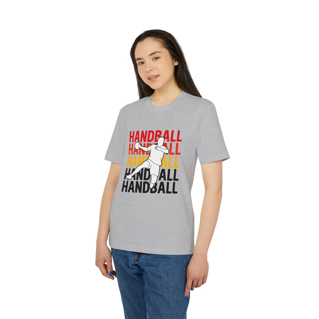 Handball Shirt – Schwarz-Rot-Gold Design