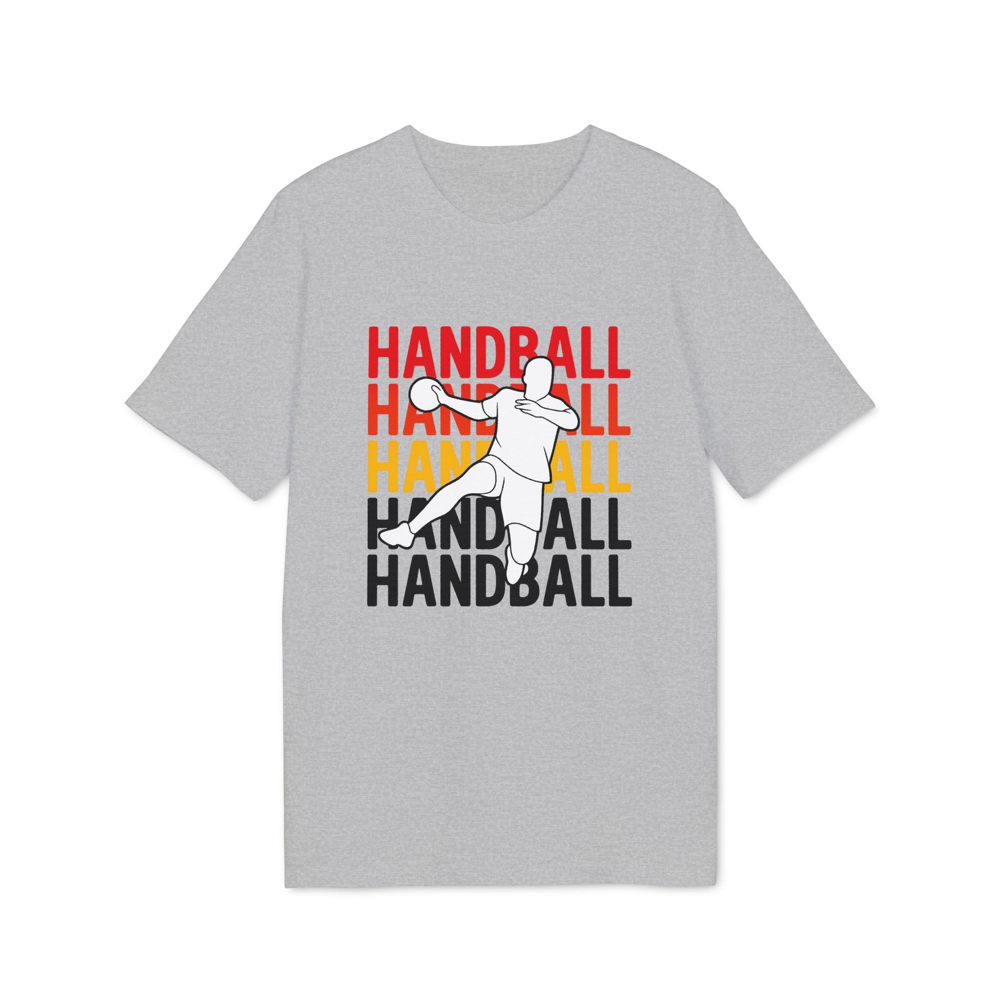 Handball Shirt – Schwarz-Rot-Gold Design