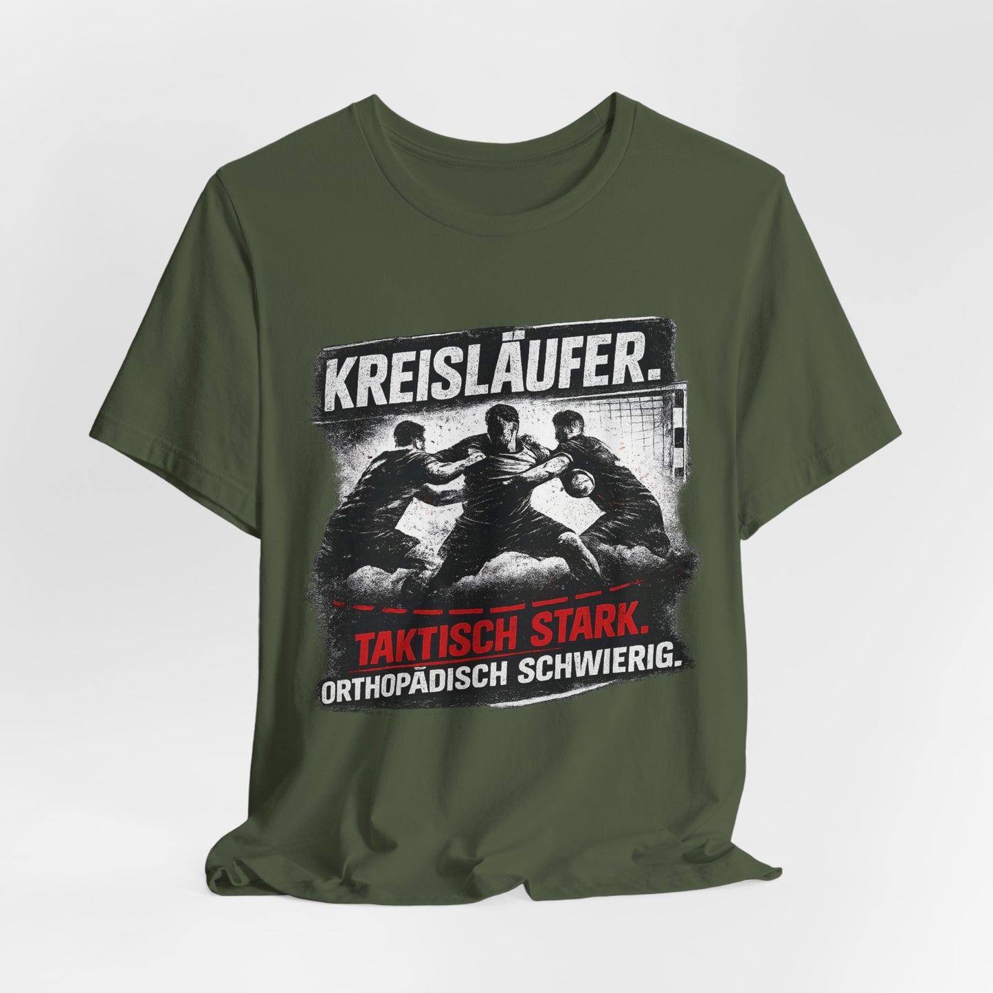 Kreisläufer Shirt – Taktisch stark. Orthopädisch schwierig.