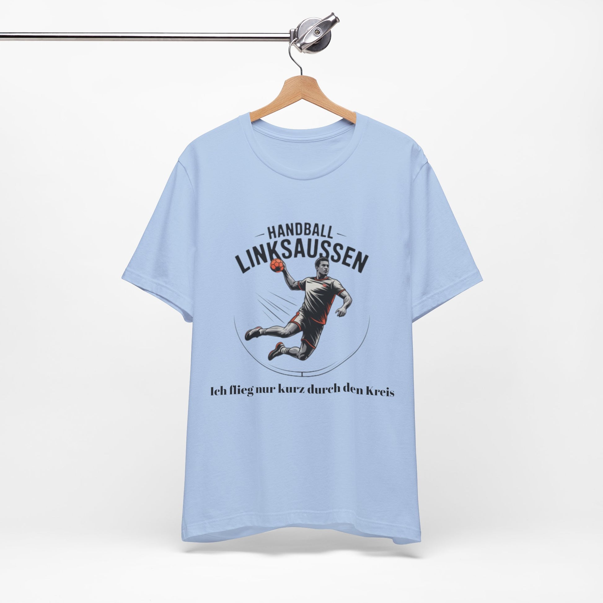 Handball Linksaußen – Ich flieg nur kurz durch den Kreis