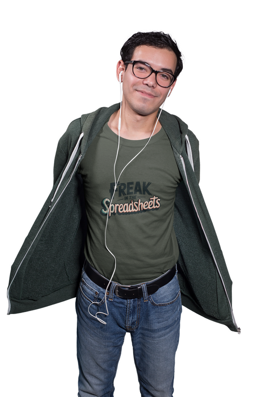 FREAK IN THE SPREADSHEETS – Nerdy Office Shirt