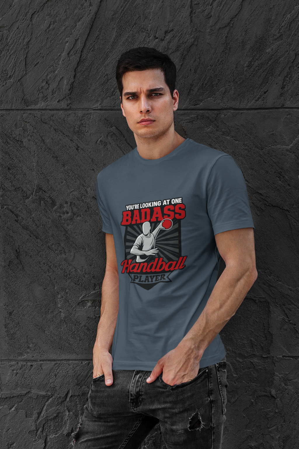 Badass Handball Player – Power Throw Edition