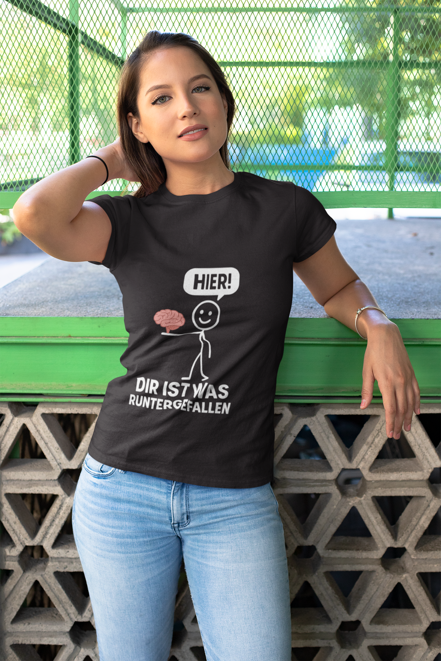 Hier! Dir ist was runtergefallen