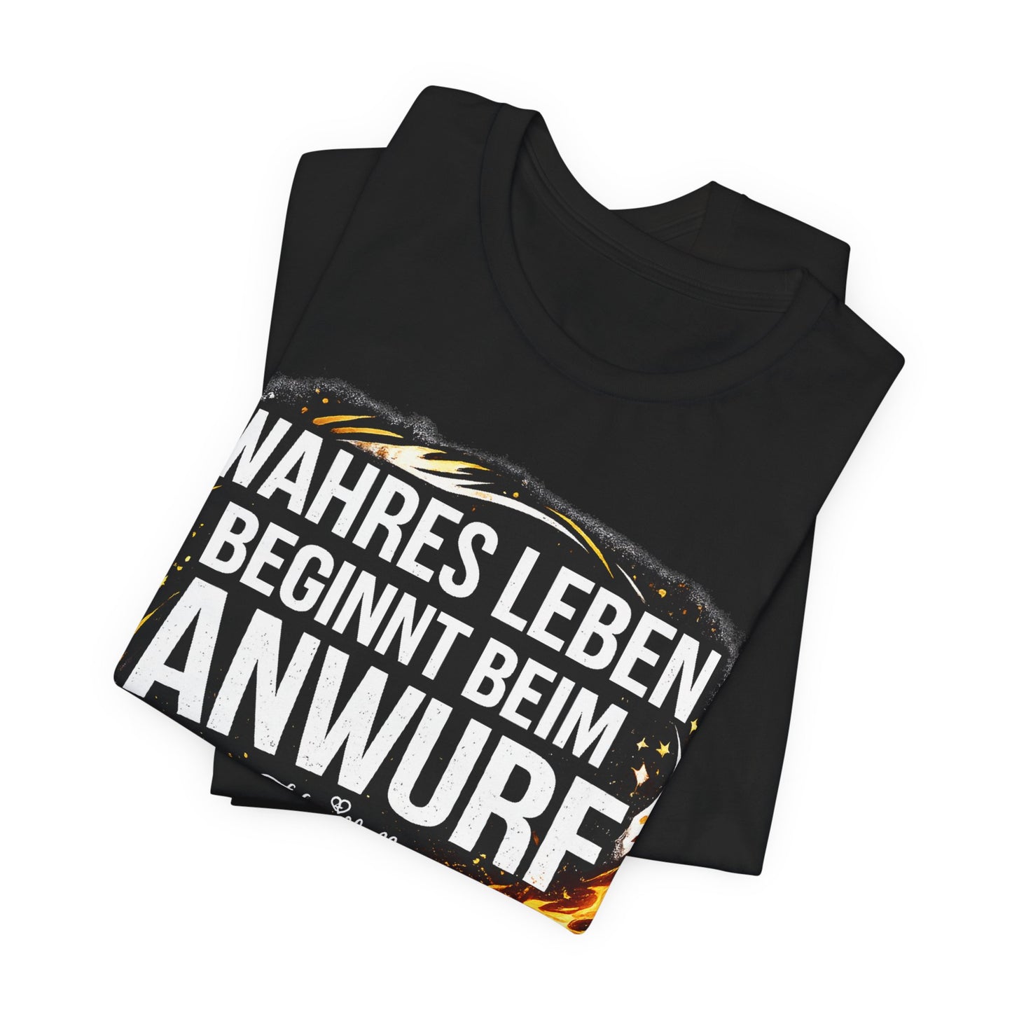 Wahres Leben beginnt beim Anwurf - Handball Shirt