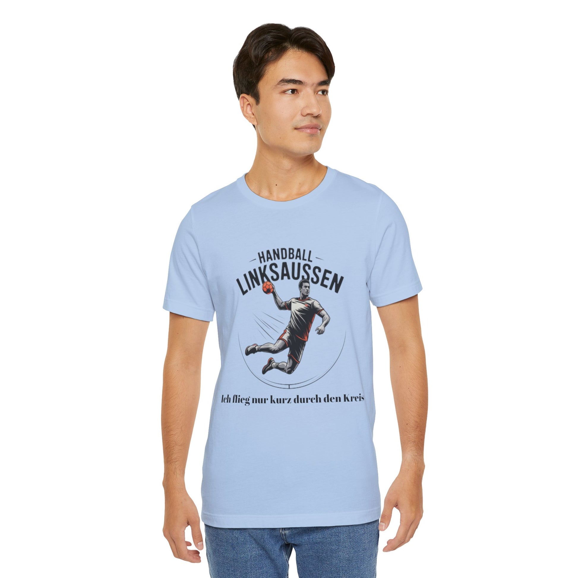 Handball Linksaußen – Ich flieg nur kurz durch den Kreis