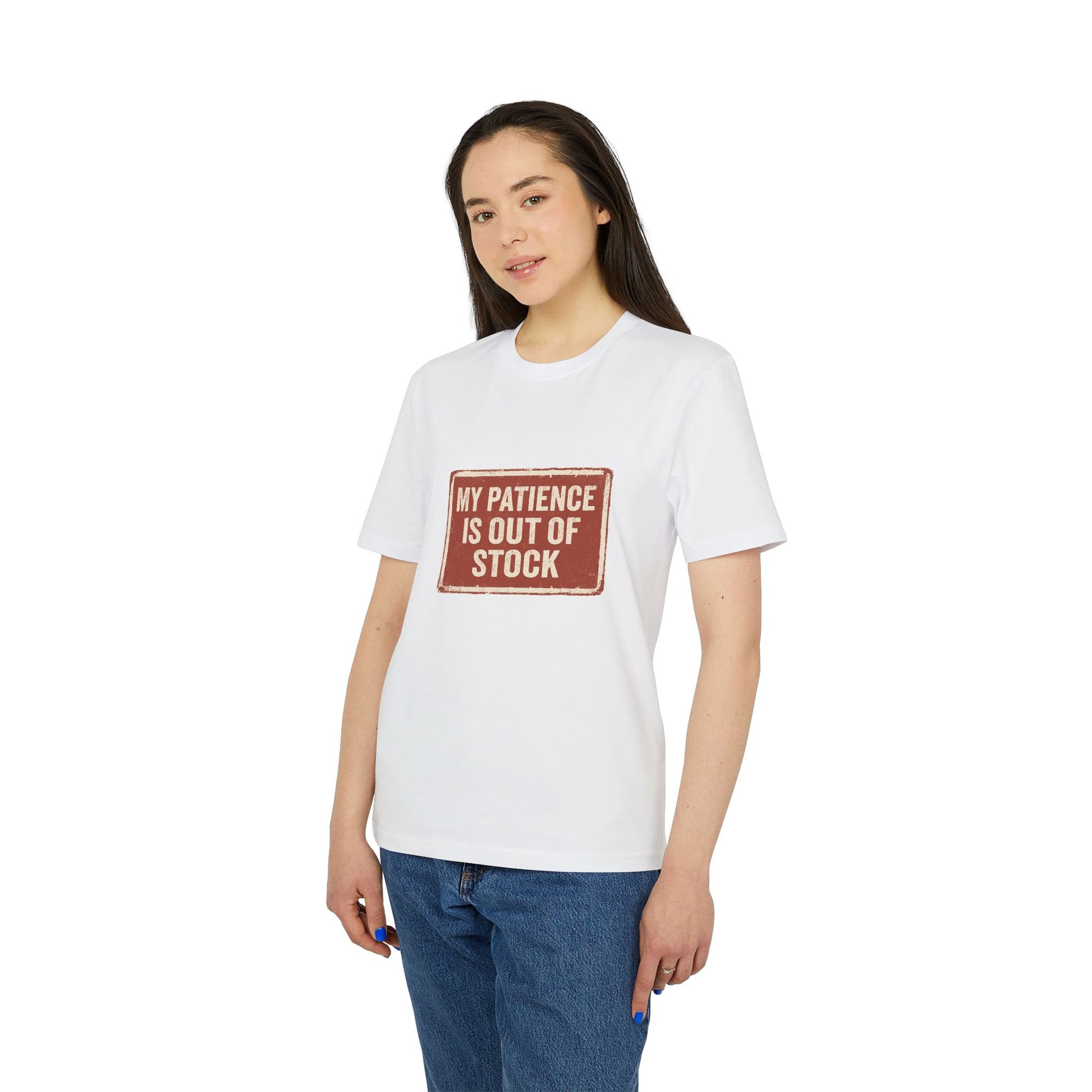 MY PATIENCE IS OUT OF STOCK – Vintage Statement Shirt