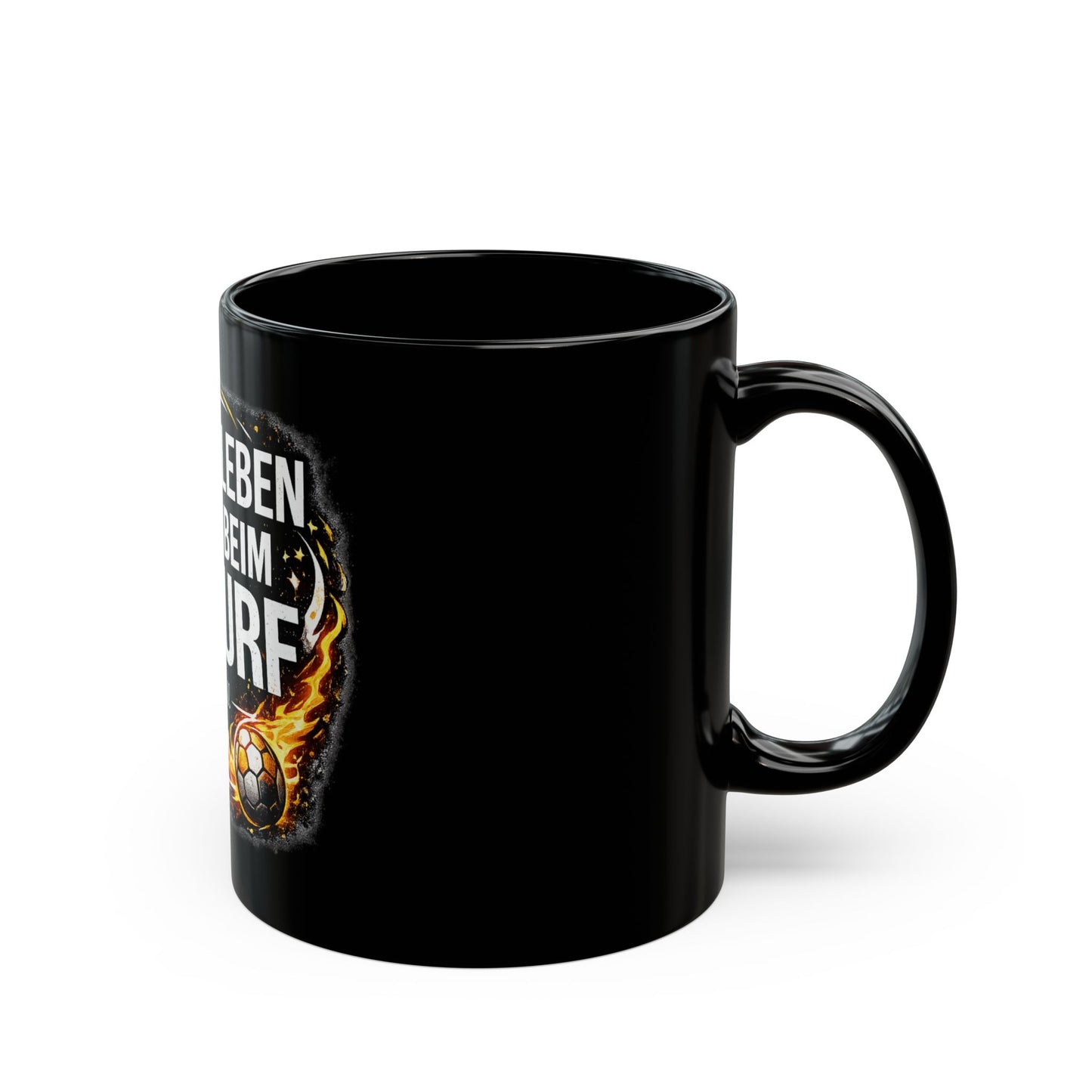 Handball Tasse für Spieler & Fans | Wahres Leben beginnt beim Anwurf