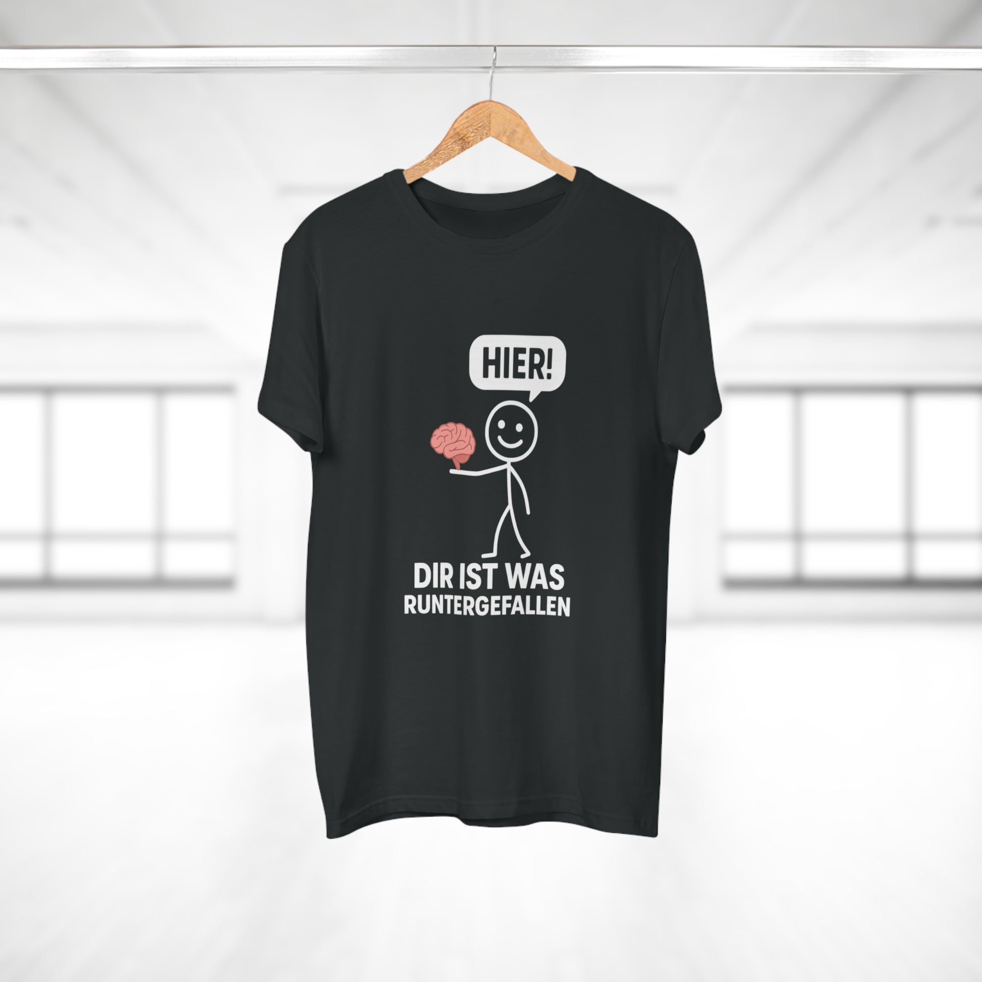 Hier! Dir ist was runtergefallen