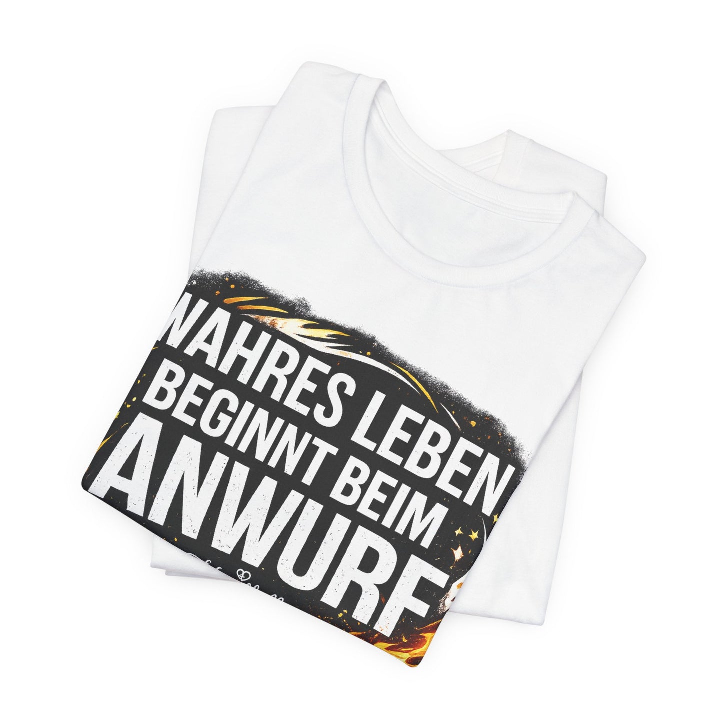 Wahres Leben beginnt beim Anwurf - Handball Shirt